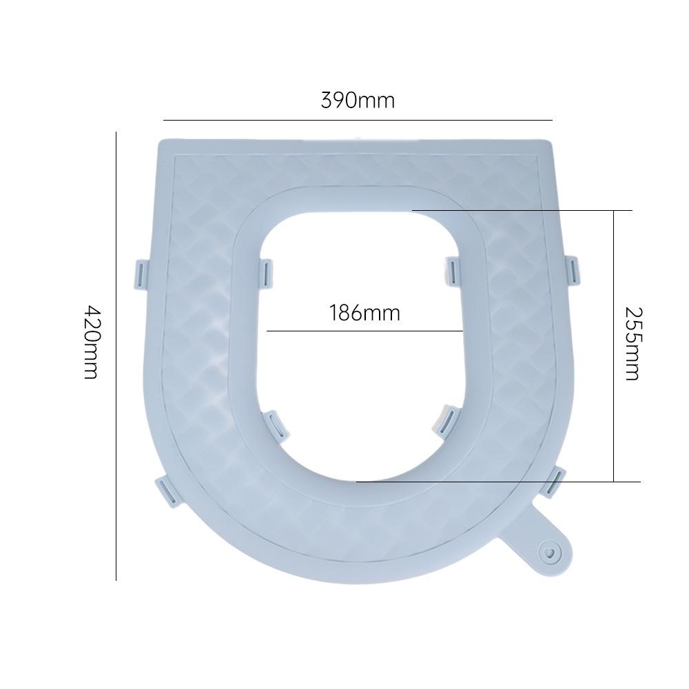 Scaun de toaletă încălzit universal în formă de U inteligent cu temperatură constantă scaun de toaletă scaun cu încălzire electrică scaun de toaletă din silicon