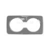 For Jeep Cherokee 2014- Carbon Fiber Rear Drinking Glass Panel Cover Trim 1*