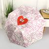 1pc Heart Characters Automatic Open/close Umbrella, 8-Rib sturdy structure, Auto Folding/Opening, Portable Travel Umbrella for Women,239