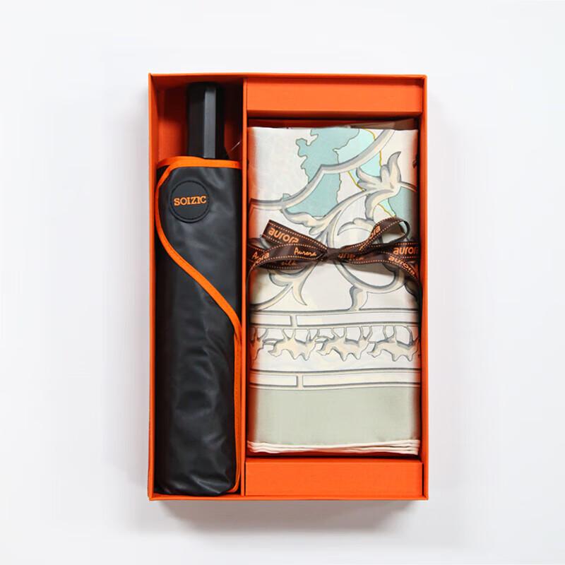 Aurora Silk Road Scarf and Umbrella Set
