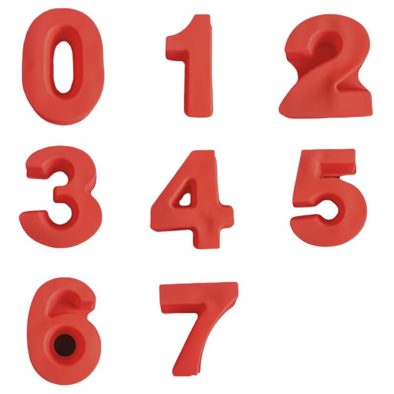 1Pcs 10 Inches Number Baking Moulds Large Silicone 3D Number Cake Moulds DIY Baking Moulds Number Shape 0-9 For Birthday