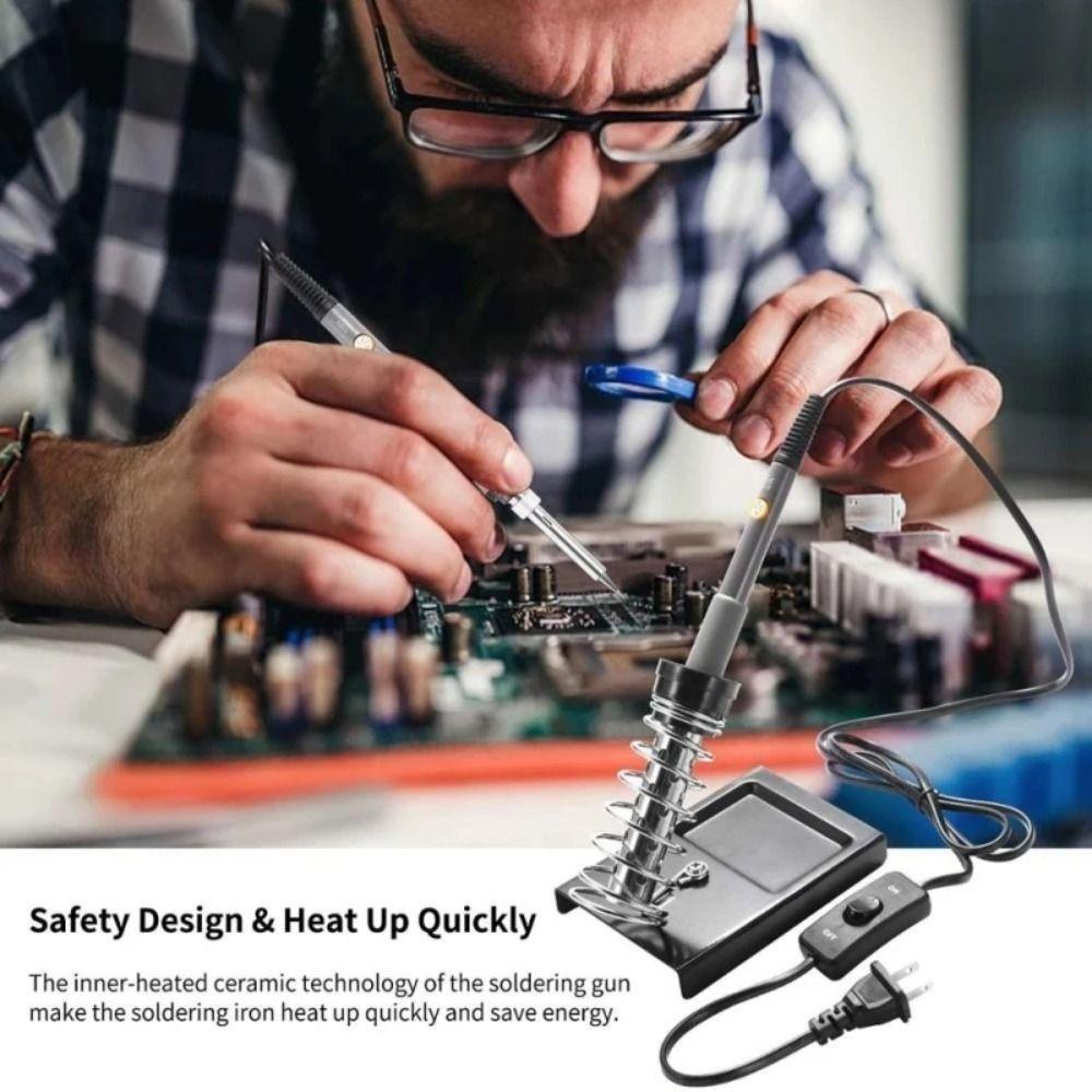 EU Plug Soldering Iron Kit Multimeter Soldering Iron 60W Electronic DIY Kits  Welding and Repair