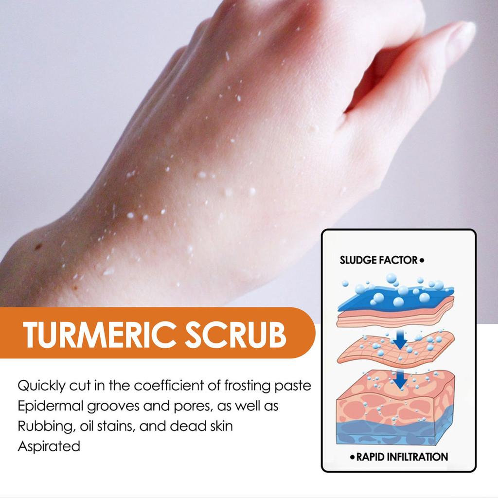 Eelhoe Turmeric Body Scrub For Smooth Skin Exfoliation And Dark Spot Treatment