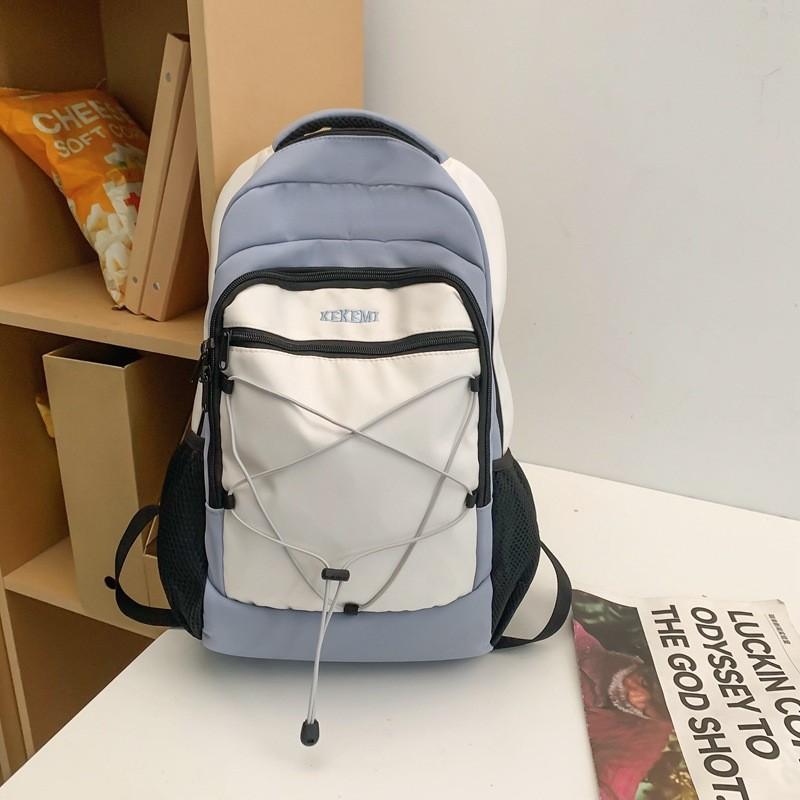

Vintage High School Student Backpack With Unique Design And High Style Value синій