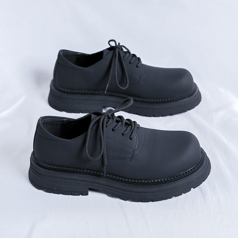 

Кожаная обувь для мужчин Натуральная кожа Обувь больших размеров Высококачественная дизайнерская Формальная обувь на платформе Повседневная обувь для бизнеса 42 чёрный