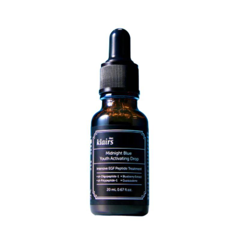 Dear, Klairs Midnight Blue Youth Activating Drop EGF Azulene Anti-Wrinkle & Firming Hydrating Ampoule 20ml
