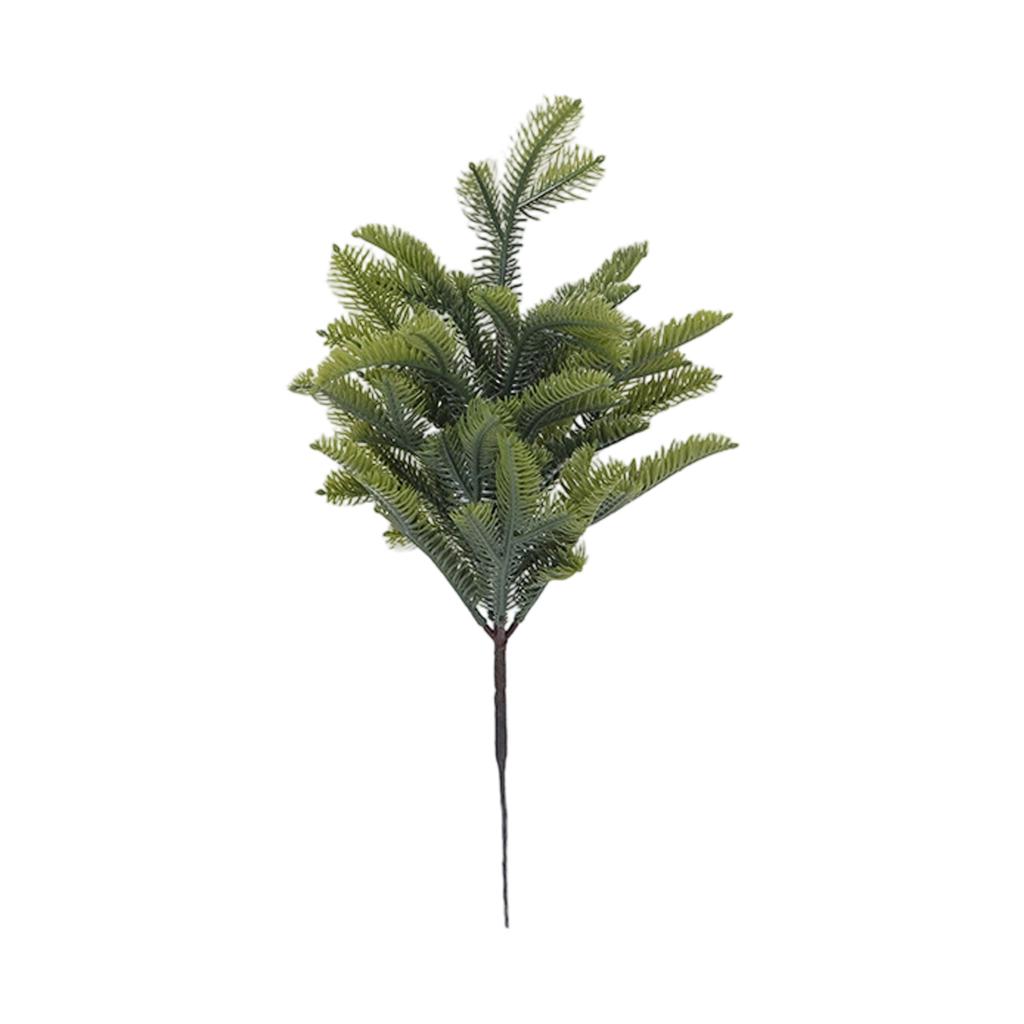 Simulated Branch Single Decorative Christmas Green Plant Ornaments Indoor Flower Arrangement Accessories