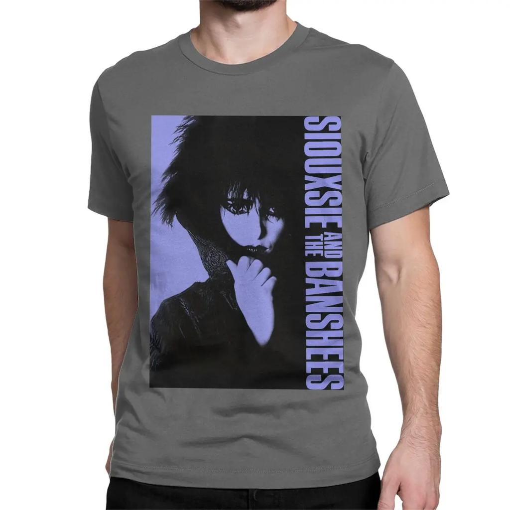 Rock British Punk Music Hip Hop Gothic T Shirt Siouxsie And The Banshees 100% Cotton Tops Casual  Tee Shirt Summer T-Shirts
