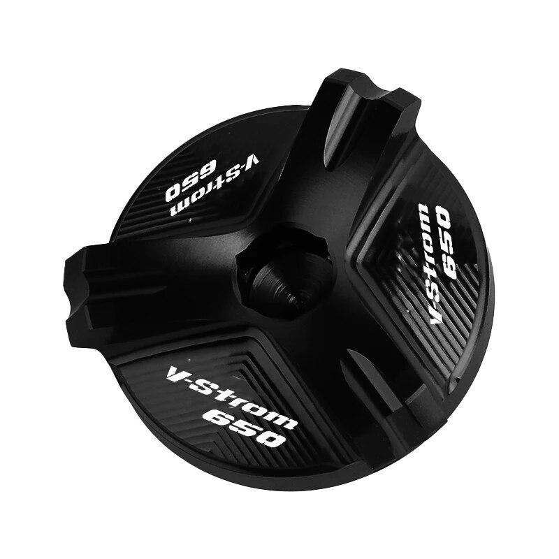 Motorcycle Kickstand Foot Side Stand Extension Pad Support Plate  Oil Filler Cap For SUZUKI V-STROM 650XT VSTROM 650 DL650