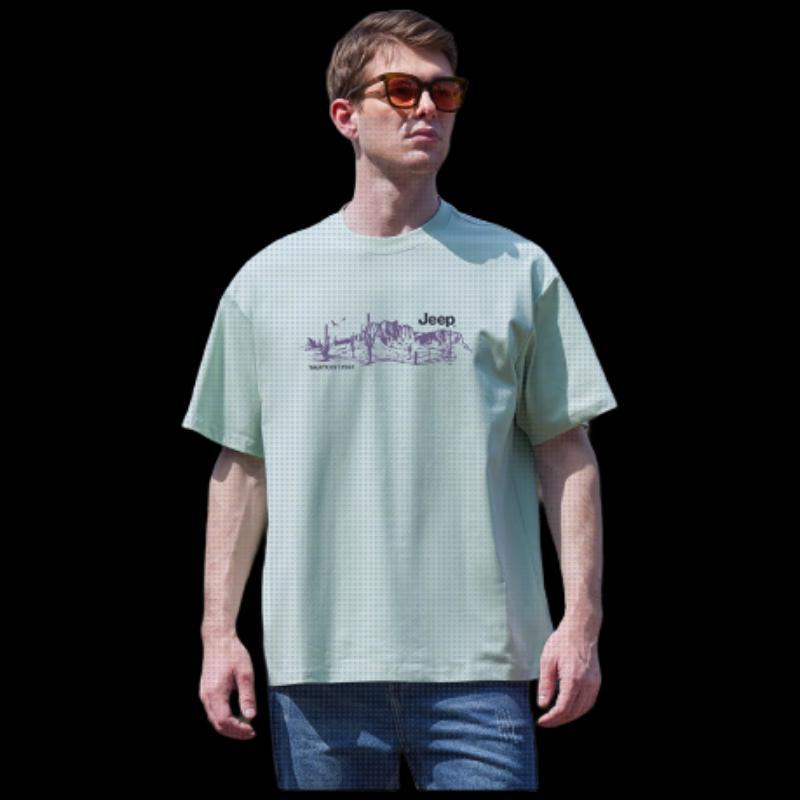 JEEP Unisex Outdoor Short Sleeve T-Shirt P842MKT422 L