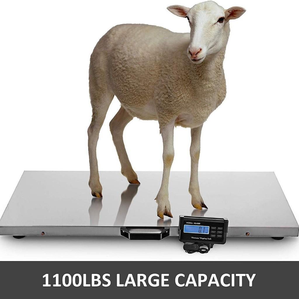 Animal/Parcel Platform Scale Heavy Electronic Balance Floor Bench Weighting Scale Commercial Digital Display Scales