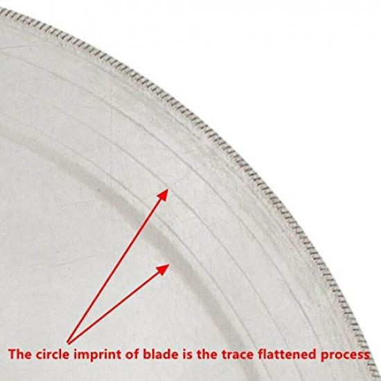 ILOVETOOL 4'' Thin Edge Wet Diamond Blade Disc Lapidary Saw Tools Arbor Hole 1/2'' Rim 0.25mm Pack of 10Pcs