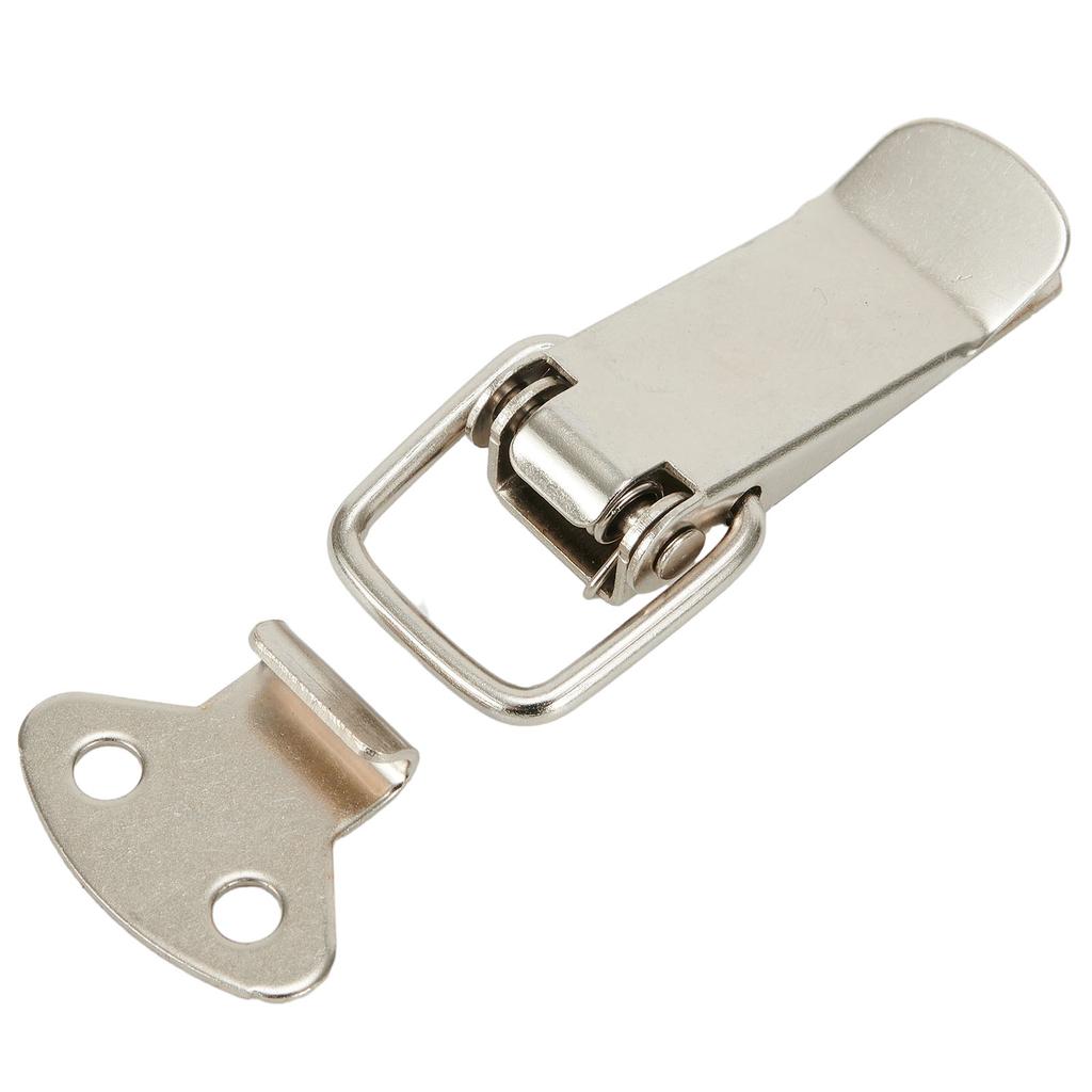 4 Stück Türriegel Eisen Schrankkästen Griff Knebelverschluss Klemme Riegel 7,2*2,7cm Entenschnabel-Schnallen mit Schloss Möbelbeschläge