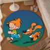 Kiss Boule Adventure Round mat, Anti-slip Circle Carpet Chair rug For livingroom,Bedroom, doormat home decor Gift Christmas Gifts