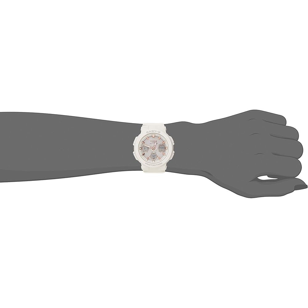 Casio Baby-G Beach Traveler Solar Radio Watch BGA-2500-7AJF Women's White