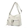 Vintage Shoulder Bag Multi-zipper Mother Bag