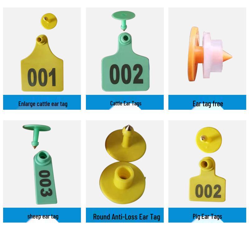 Animal Ear Tag Accessories for Livestock and Pigs - In Stock Labels & Markers