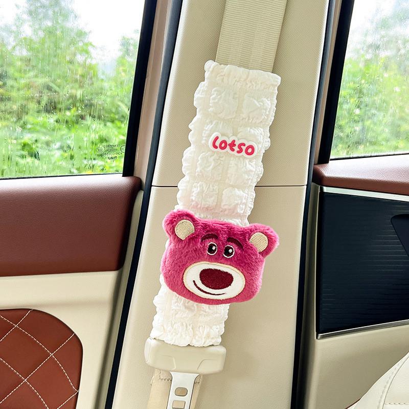 Soft Car Comfortable Seat Belt Shoulder Pads Cartoon Covers Character Design