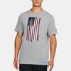 Under Armour Basketball Graphic Crew Neck Short Sleeve T-Shirt Men Tops Gray 1304482-335