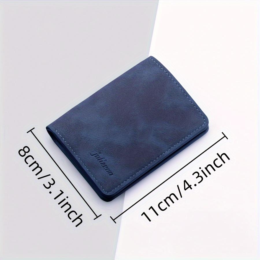 1pc Men's Vintage PU Leather Mini Wallet with Multi-Card Slots, Ultra-Thin Driver's License Holder