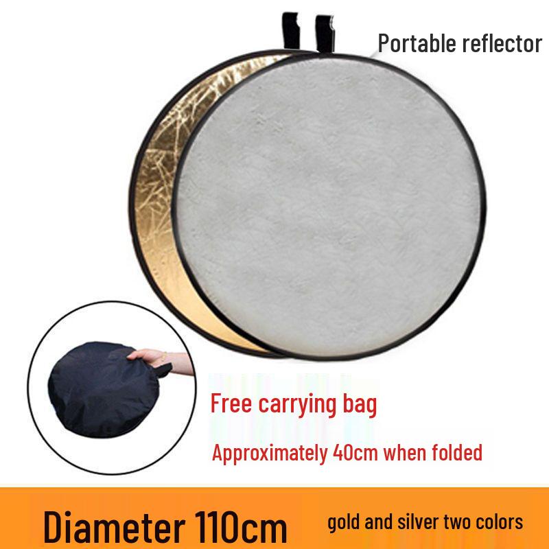 Foldable Photo Reflector: Portable Fill Light Board for Photography & Live Streaming