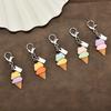Ice Cream Popsicle Cute Keychain Simulation Resin Personalized Key Ring Bag Charm DIY Accessories Car Keychain Jewelry Girl Gift
