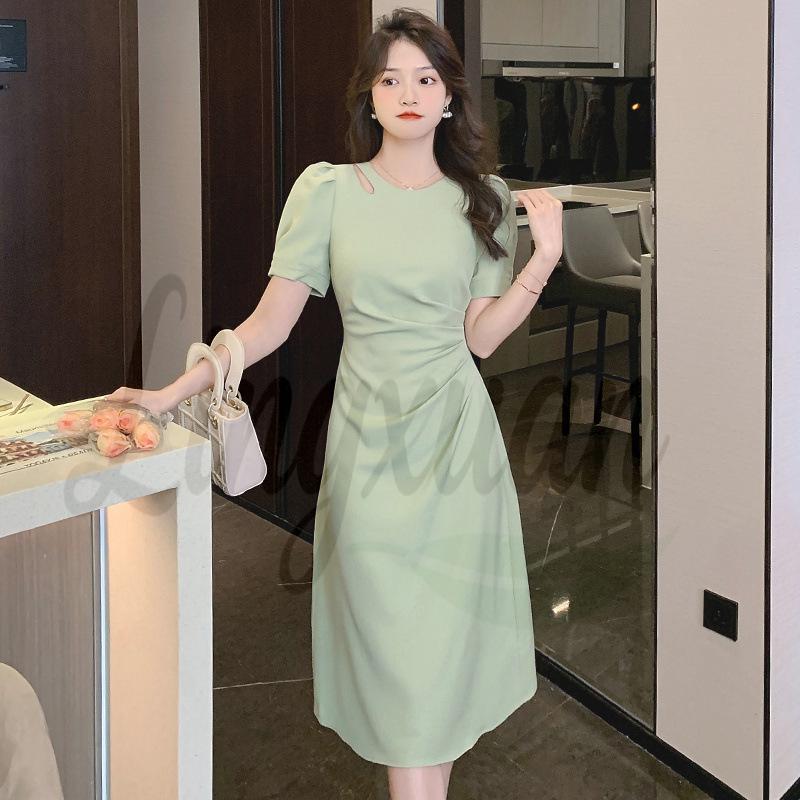 2026 Black Elegant Hepburn-Style Summer Dress for Women