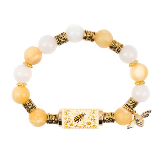 Love Peace Spring Bracelet Bluebird Butterfly Inspirational Bee Bracelet A