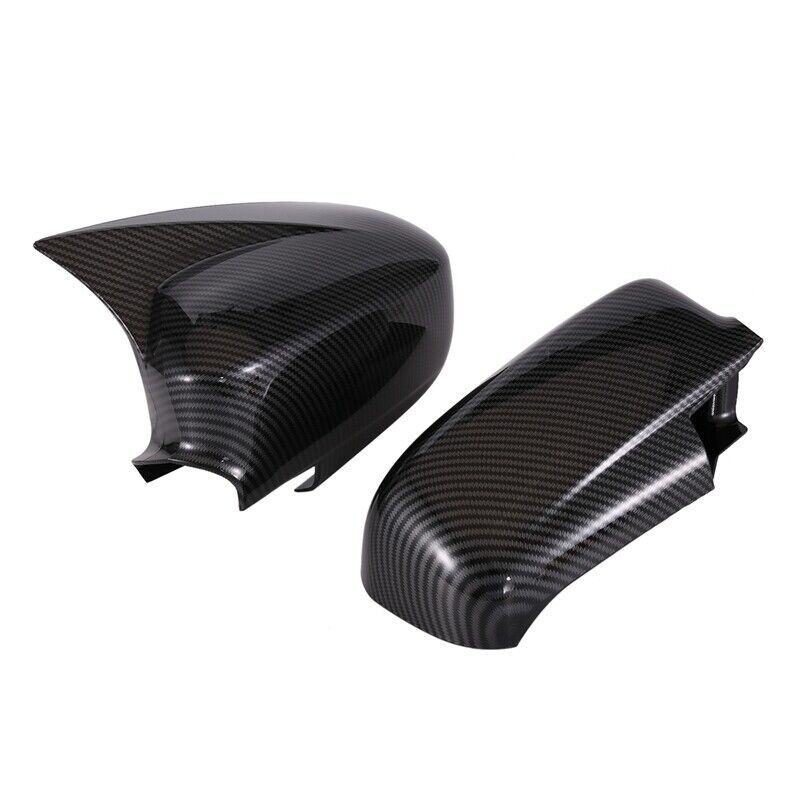 For Honda Civic 2002-2005 Rearview Side Mirror Cover Wing Cap Exterior Door Rear View Case Trim Frame Sticker Carbon Fiber Look