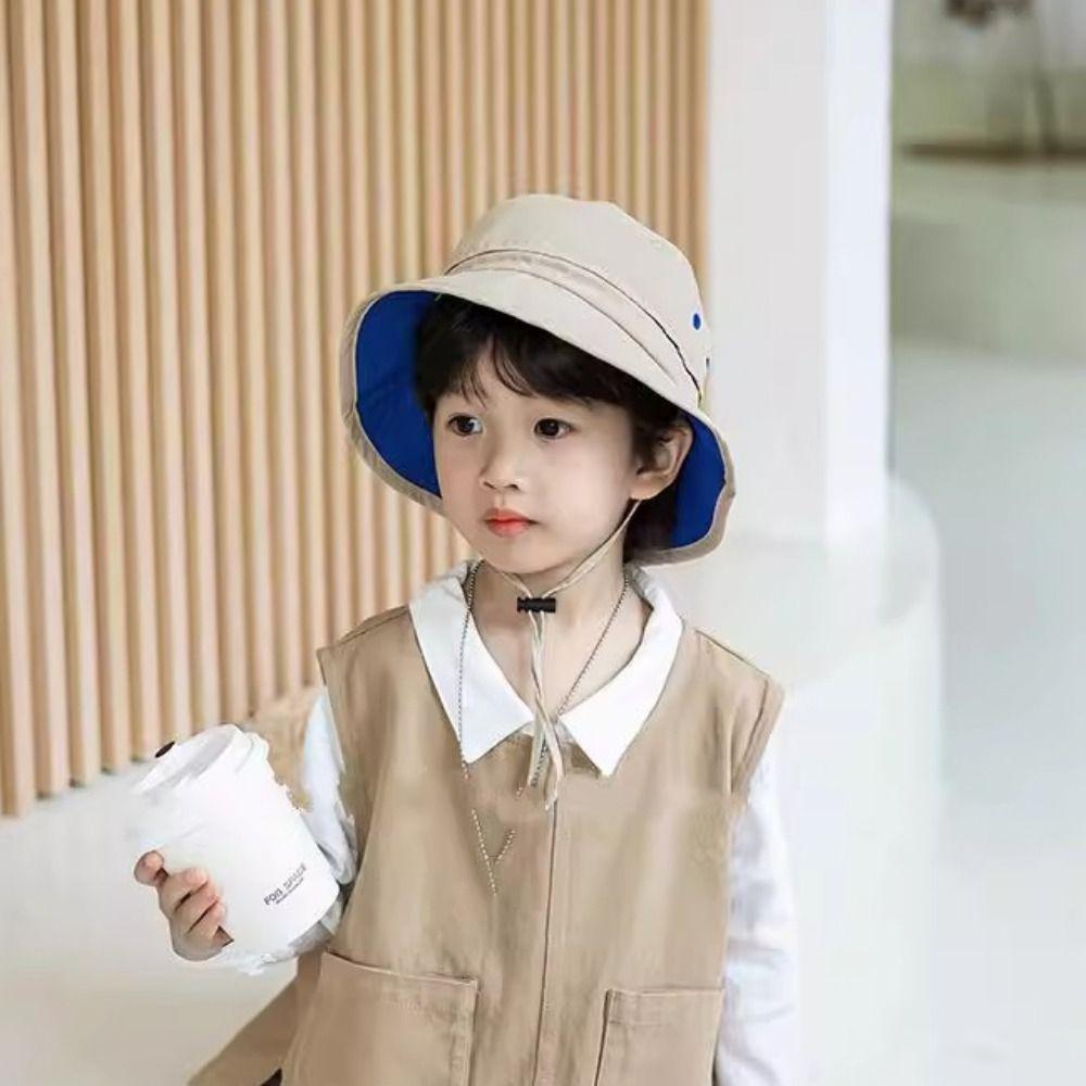 Quick-dry Summer Kid Sunhat Mesh Children's Fisherman Hat Breathable Breathable  Bucket Hat  Girls