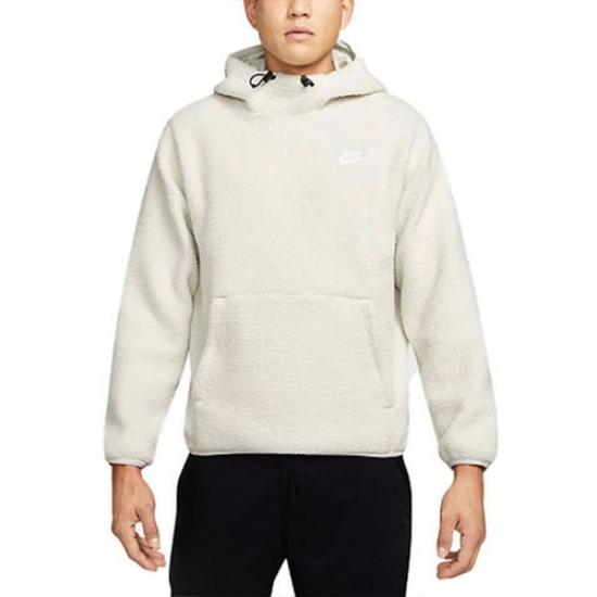 Nike Essential Men's Sherpa Fleece Hoodie Beige DD5014-072