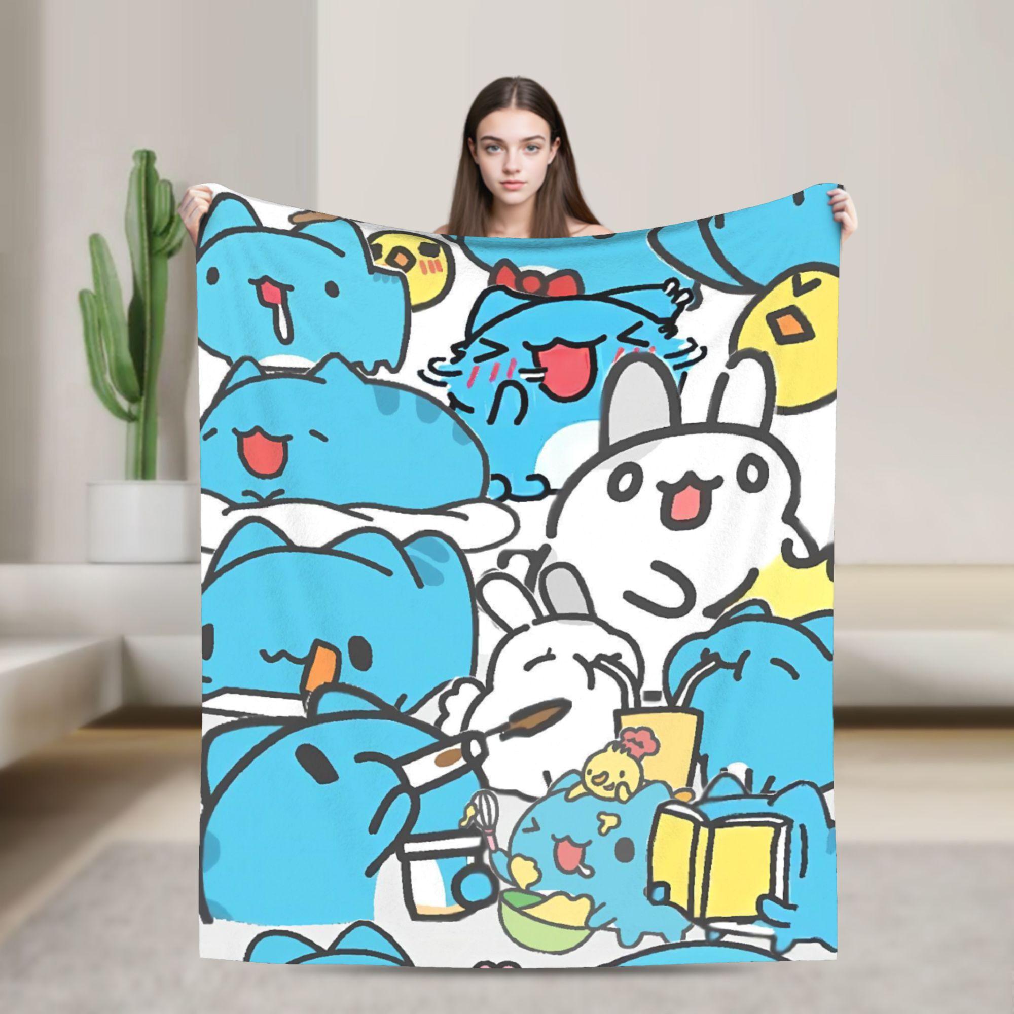

Теплое Мягкое Путешествие на самолете Bugcat Capoos Милое Флисовое Одеяло-накидка Фланелевое Покрывало Для Дивана Кровати Модное Покрывало для Дивана-кровати 75x90cm