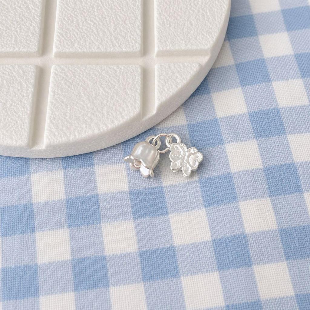 Sterling Silver 999 Retro Auspicious Pendant: Fu Character/Flower Lock Styles