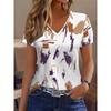Summer Women's V-neck Short Sleeve