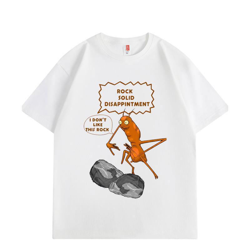 

Marcus The Worm I Don t Like This Rock Funny Meme T-shirt High Quality Fashion Oversized T Shirts Unisex Cotton T-shirts S