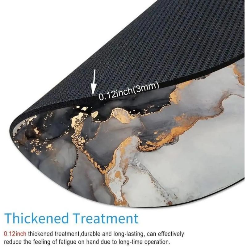High-quality Marble Multi-pattern Round Mouse Pad Non-slip Cute Rubber Creative Office Desk Mat Gaming Mat with Printed Patterns
