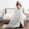 Volleyball Print Flannel Blanket Bedspread Nap Blanket Sports Theme Blanket