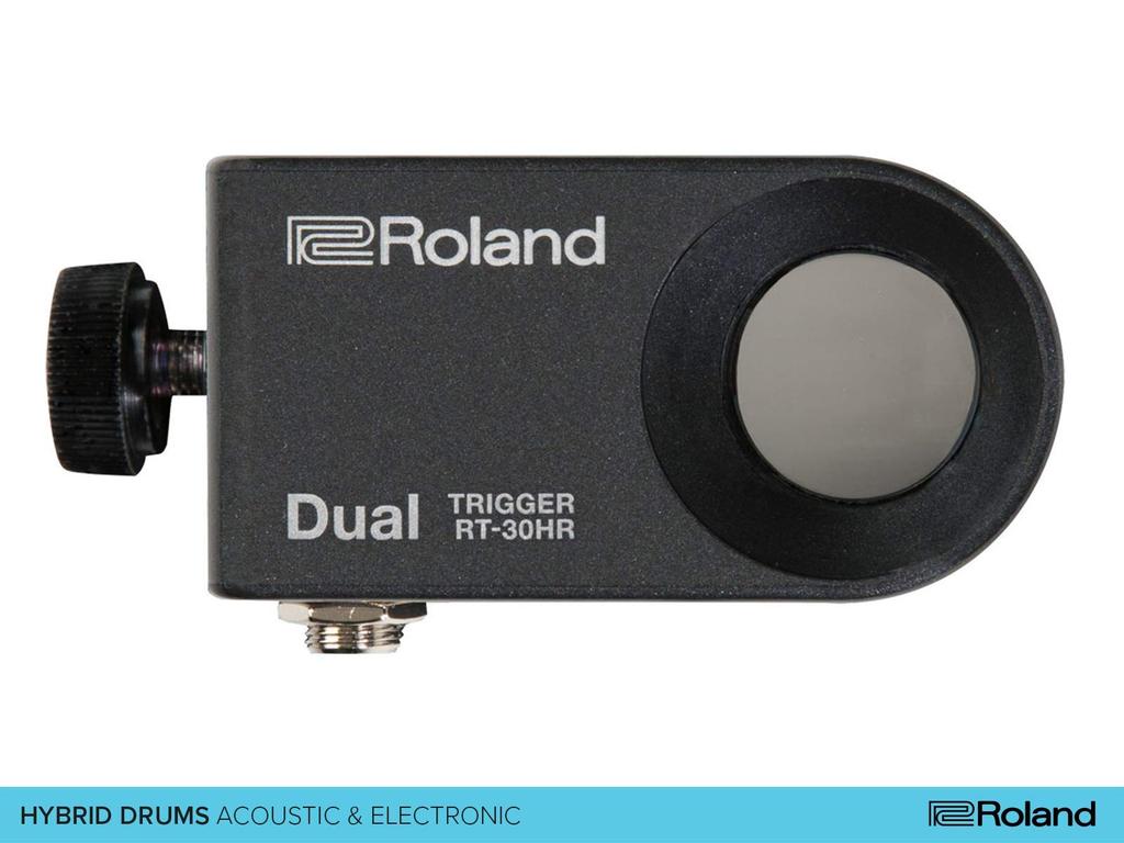 Roland Snare Drum Trigger Hybrid Easy Installation RT-30HR - Drum,