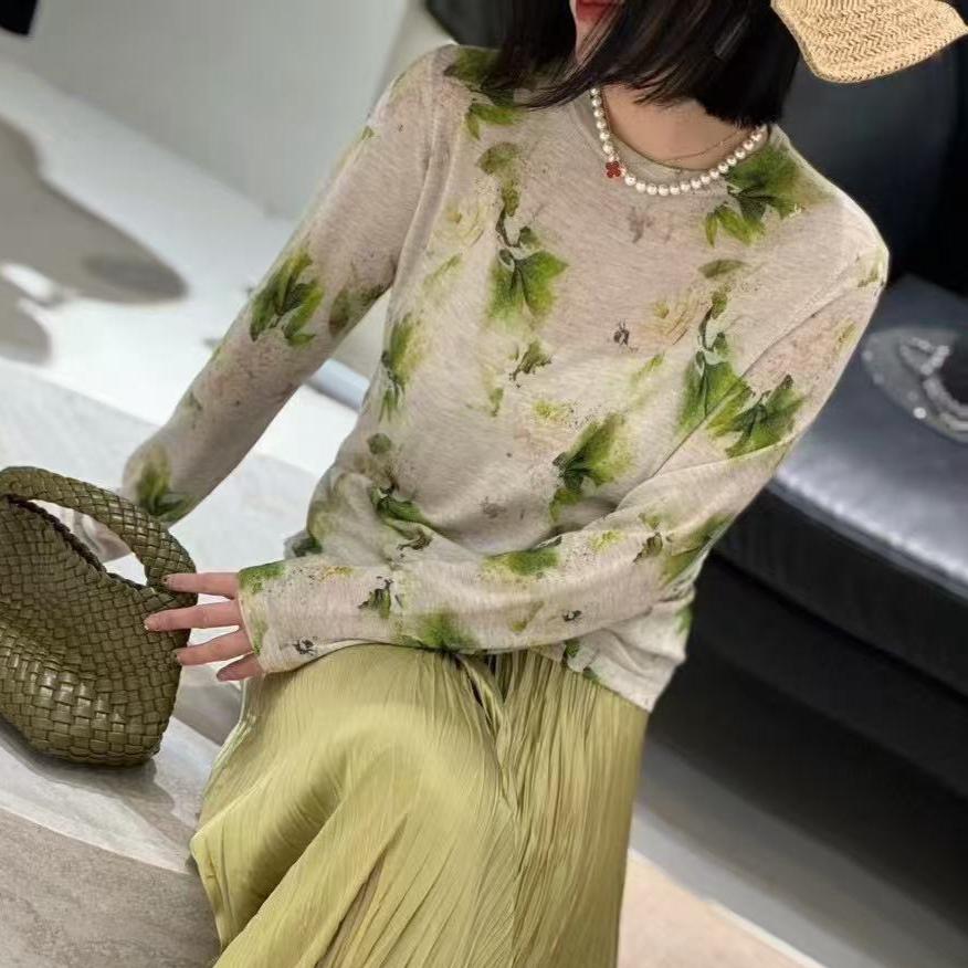 DIMANAF 2025 Summer Women Transparent Printing Sun Protection T-Shirt Basic New Fashion Tops Tees Casual Loose Tees