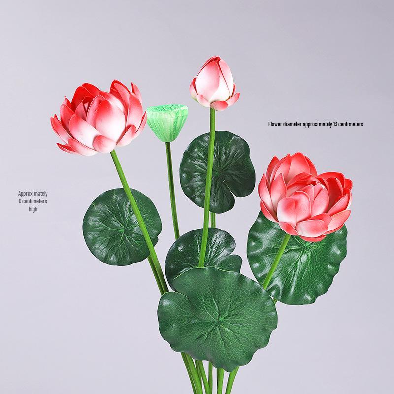 Fiori e Foglie di Loto Artificiali: Decorazione Laghetto di Loto