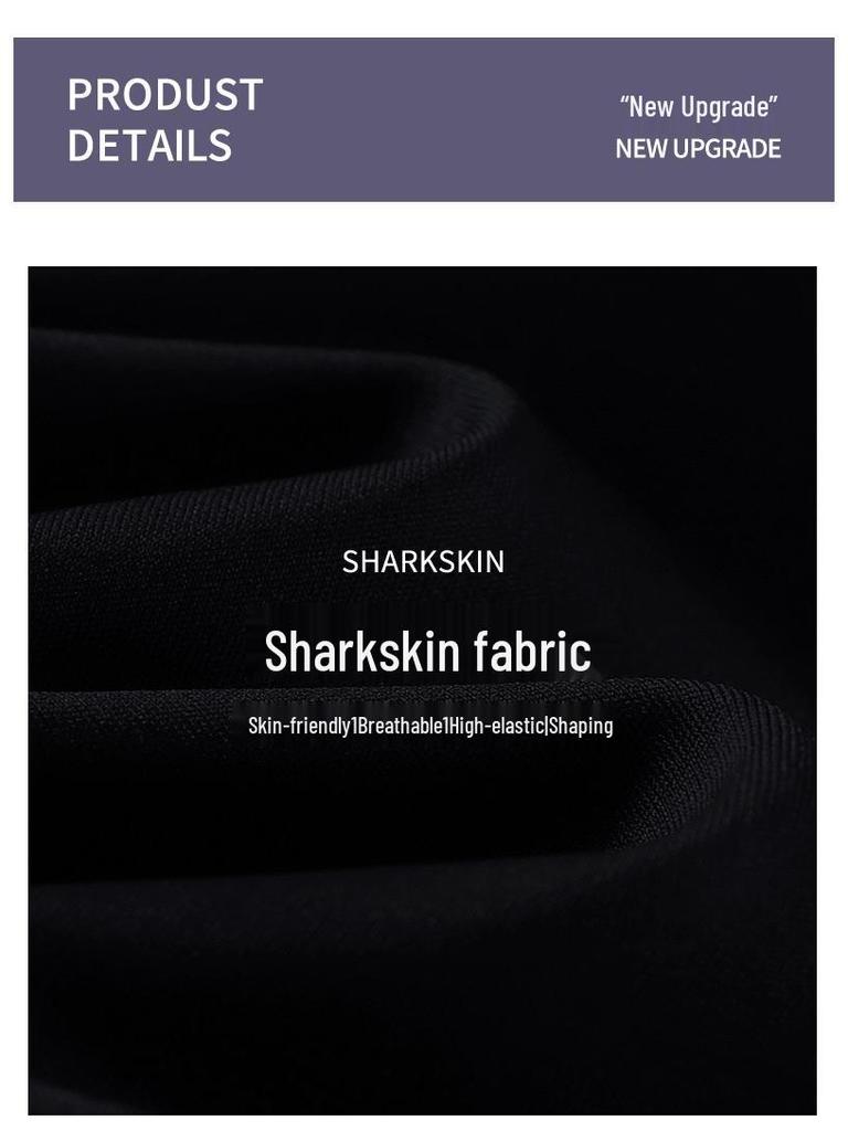 Seamless Nylon Yoga Leggings with Pockets - Lightweight Shark Pants for Spring/Summer