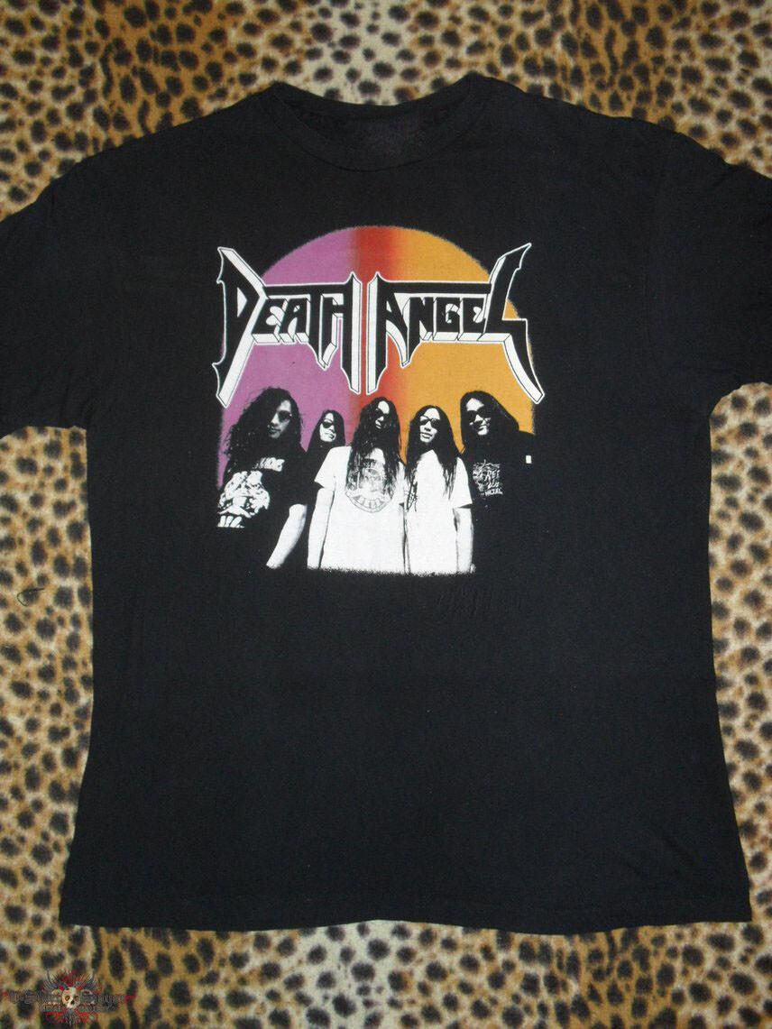 Vtg Members Of Death Angel Band Cotton Black All Size Unisex Tee Shirt MM687 S разноцветный