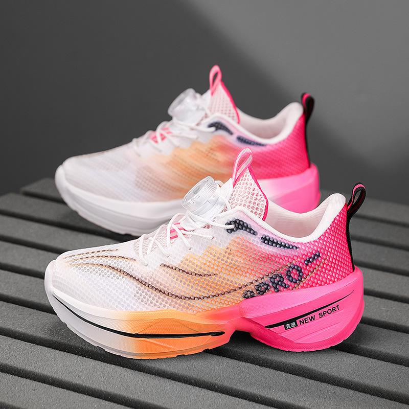 Red Rabbit 8pro Boys Shoes 2025 Summer Breathable Children's Sports Basketball Shoes Boys Single Net Hollow Running Shoes