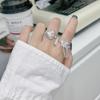 S925 Sterling Silver Heart Ring - Korean Style with Smooth Texture, Perfect for Fashion Bloggers & Heart-Shaped Jewelry Enthusiasts