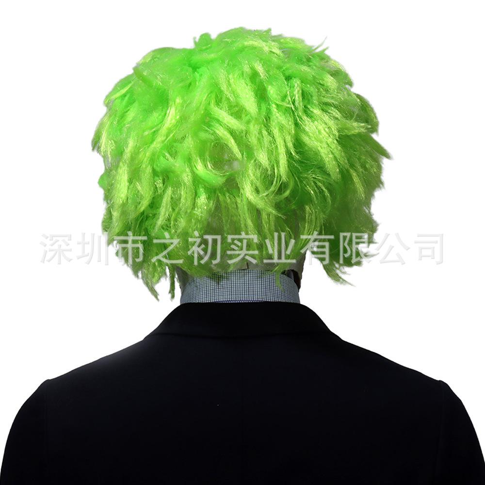 New European and American Movie: The Great Wizard of the Underworld2Beetle Juice Green Wig Latex Mask cos Clown mask