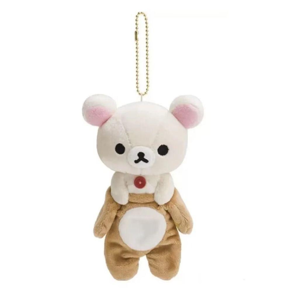 Cartoon Rilakkuma Keychain Cute Kawaii Schoolbag Pendant Replacement Plush Doll