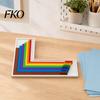 Corner Alignment Tool 7Pcs/Set Paper Crafting Rulers with Storage Case, Color-Coded L-Shaped Pastel Color Size Tabs, Layering Guide