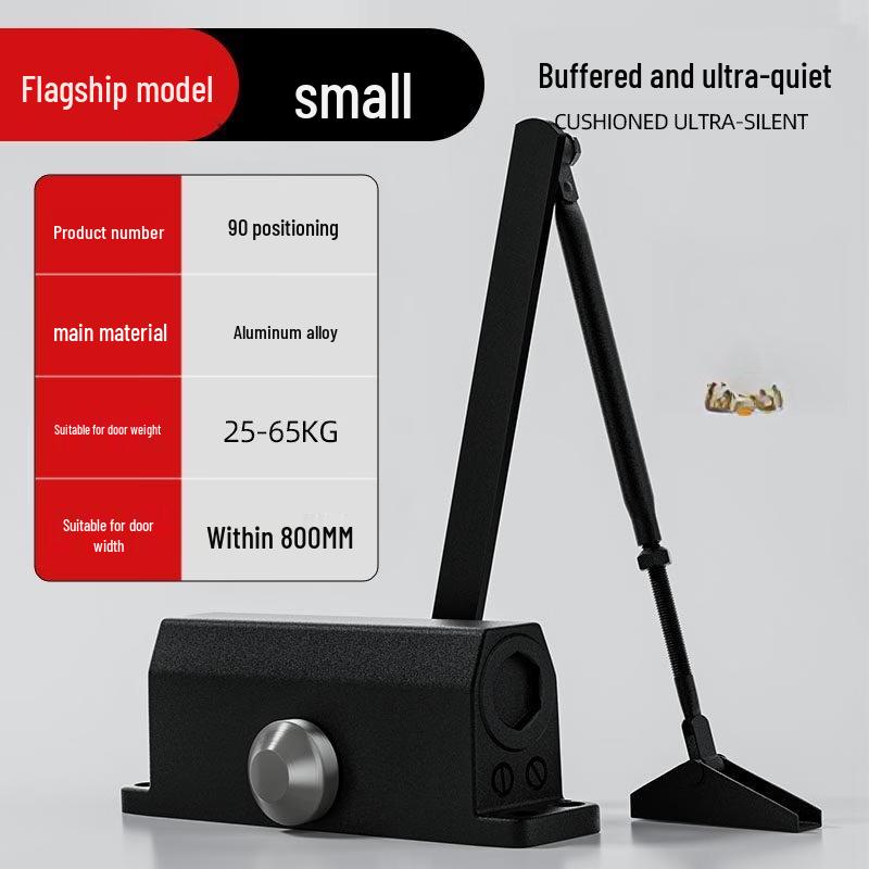 

Matte Black 90-Degree Positioning Fire Door Closer