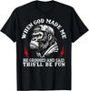 Quand Dieu m'a fait, il a souri et dit ça va être amusant Singe T-shirt unisexe