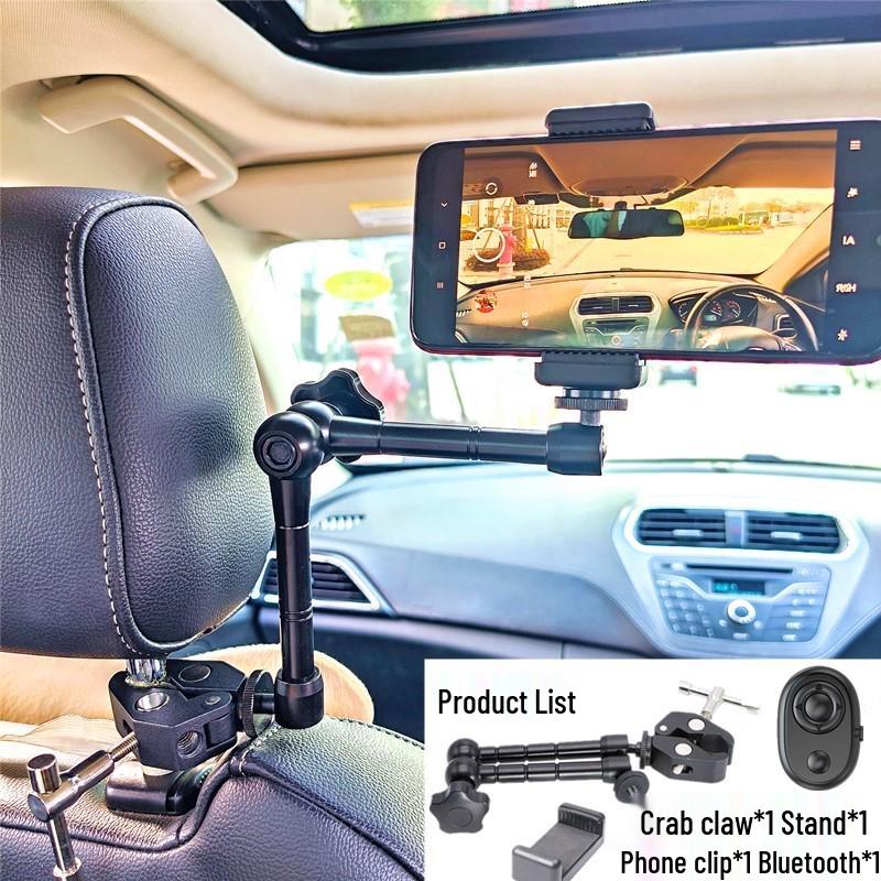 Car Interior Phone Mount for Recording Driving View